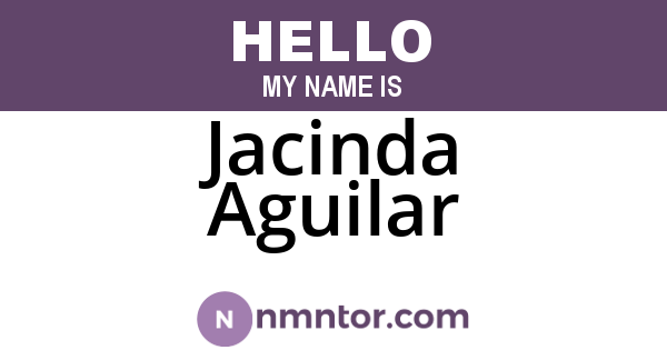 Jacinda Aguilar