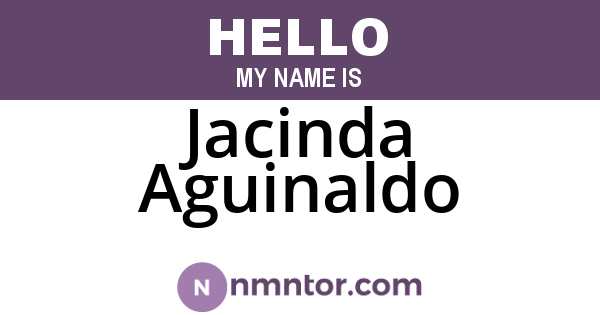 Jacinda Aguinaldo