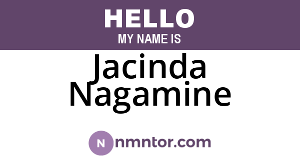 Jacinda Nagamine