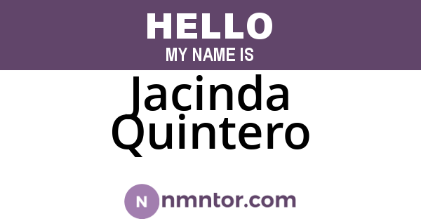 Jacinda Quintero