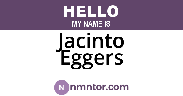 Jacinto Eggers