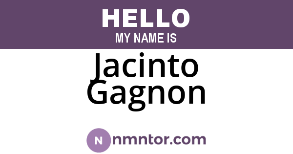 Jacinto Gagnon