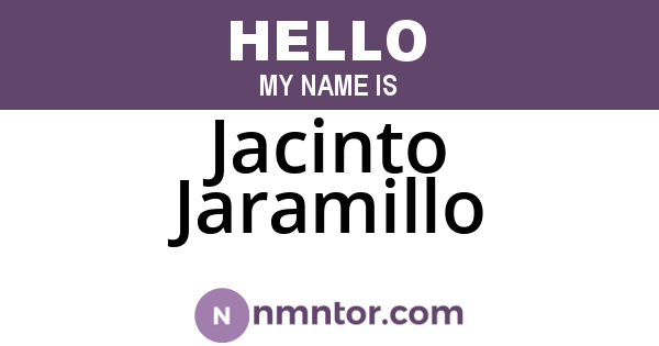 Jacinto Jaramillo