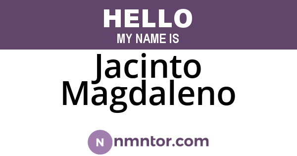Jacinto Magdaleno
