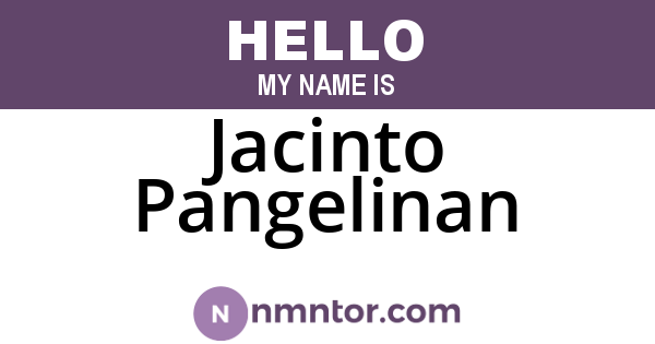 Jacinto Pangelinan