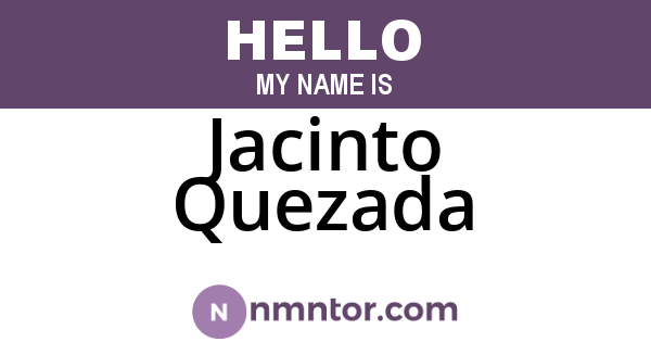 Jacinto Quezada