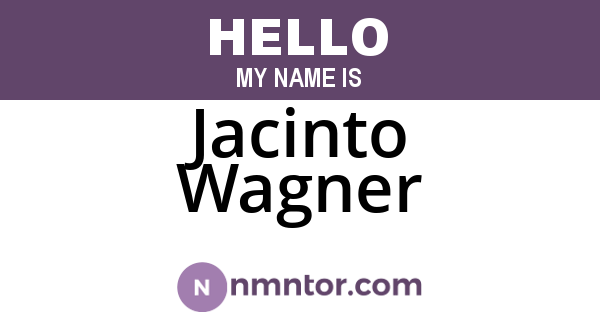 Jacinto Wagner