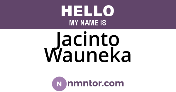 Jacinto Wauneka
