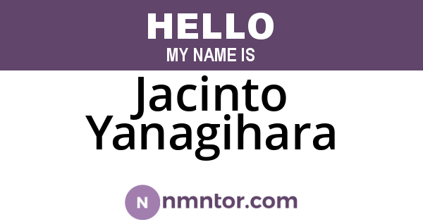 Jacinto Yanagihara