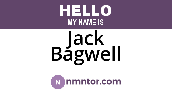 Jack Bagwell