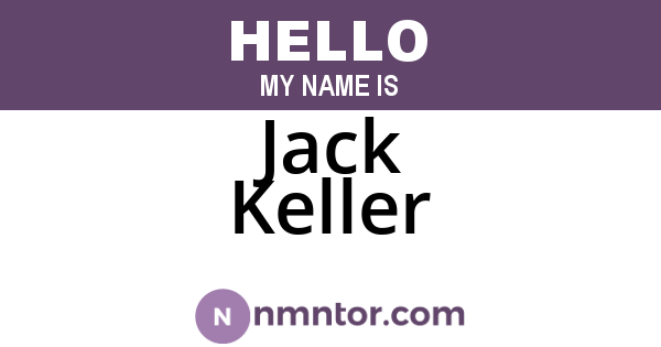 Jack Keller