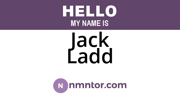 Jack Ladd
