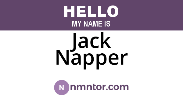 Jack Napper