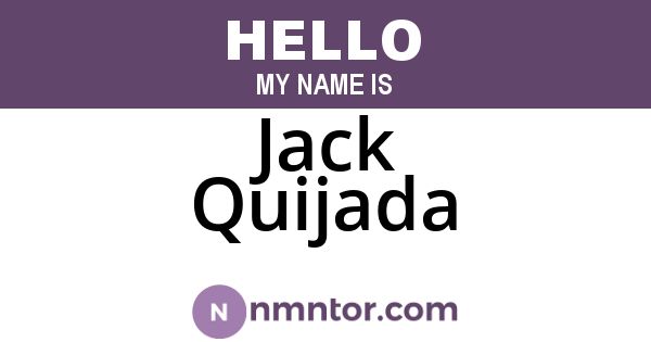 Jack Quijada