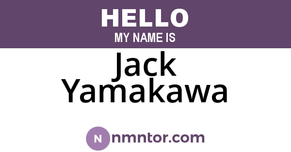 Jack Yamakawa