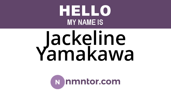 Jackeline Yamakawa