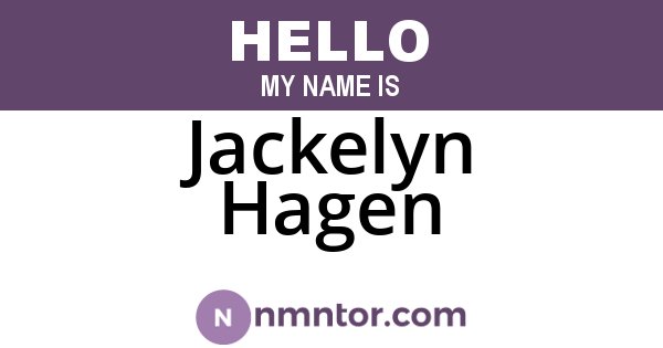 Jackelyn Hagen