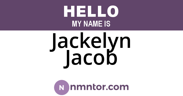Jackelyn Jacob