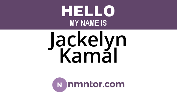 Jackelyn Kamal