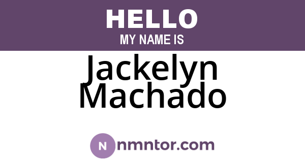 Jackelyn Machado
