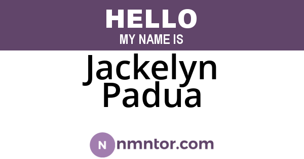 Jackelyn Padua