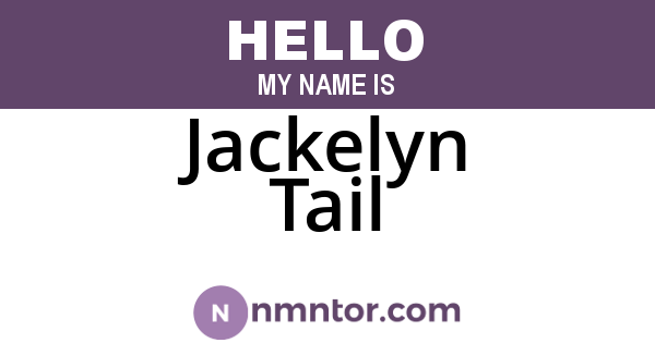 Jackelyn Tail