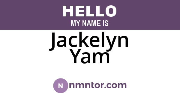 Jackelyn Yam