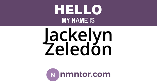 Jackelyn Zeledon