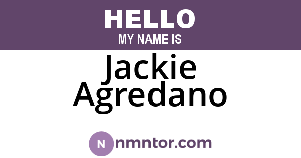 Jackie Agredano