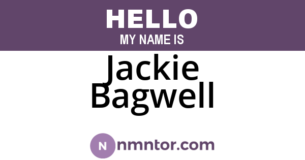 Jackie Bagwell