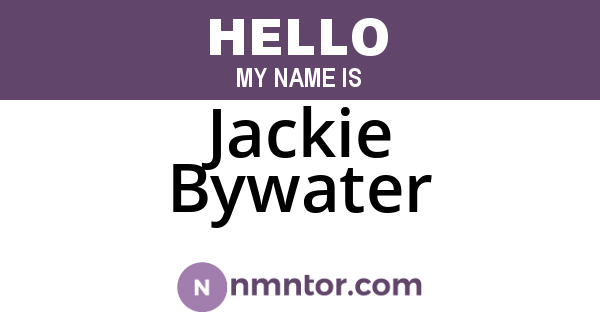 Jackie Bywater