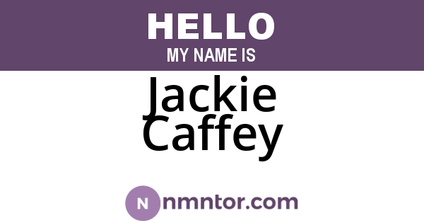 Jackie Caffey