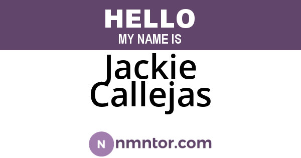 Jackie Callejas