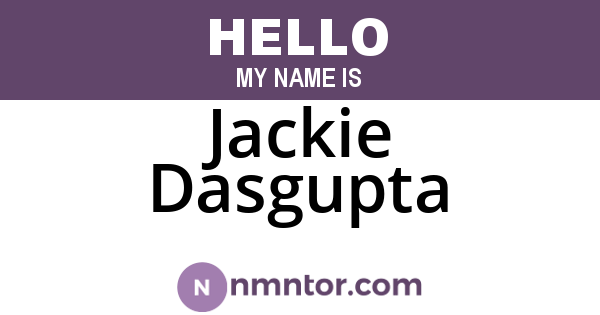 Jackie Dasgupta