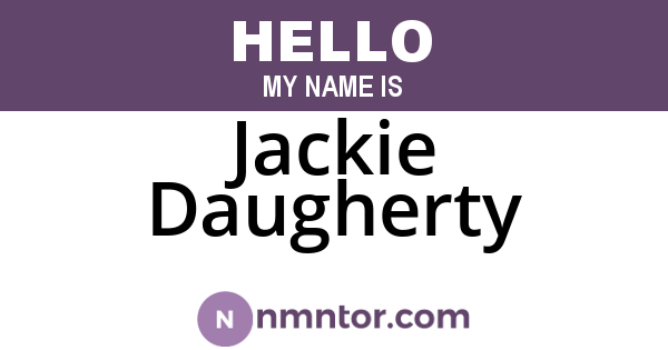 Jackie Daugherty