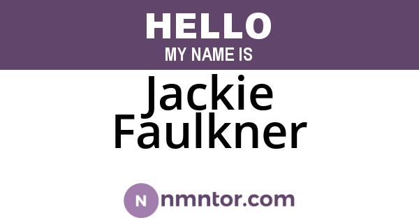 Jackie Faulkner