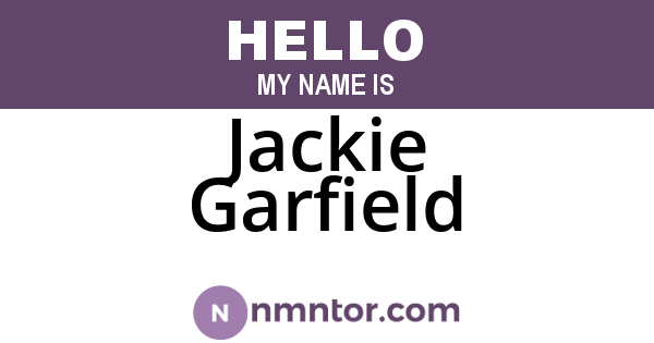 Jackie Garfield