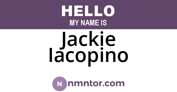 Jackie Iacopino