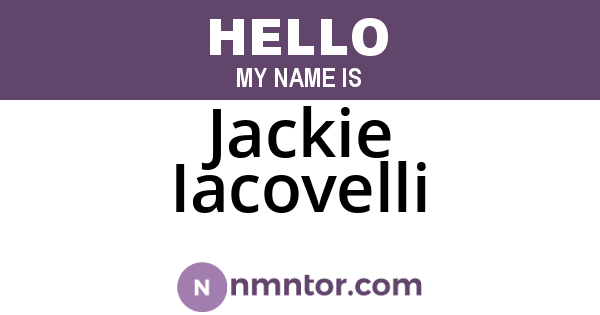 Jackie Iacovelli