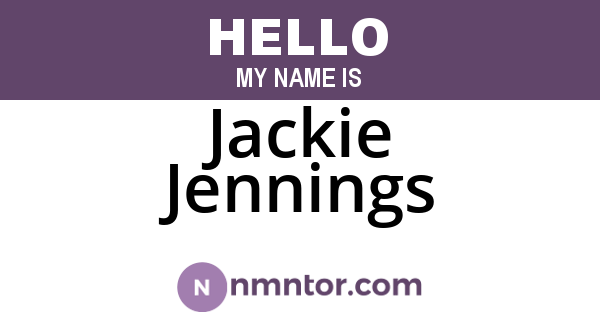 Jackie Jennings