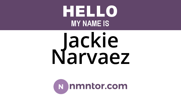 Jackie Narvaez
