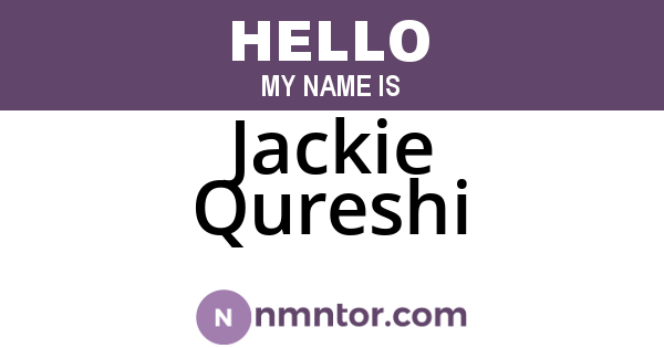 Jackie Qureshi