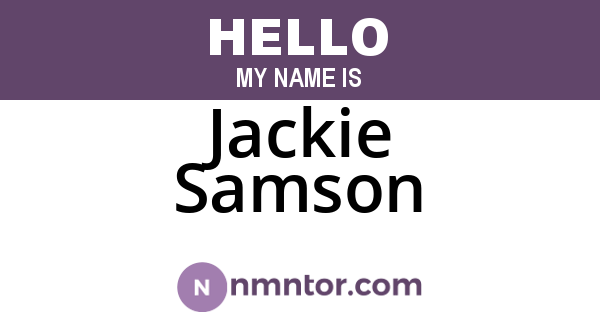 Jackie Samson