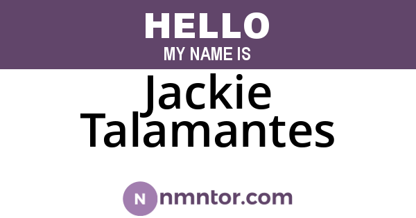 Jackie Talamantes
