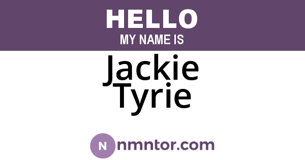 Jackie Tyrie