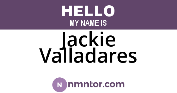Jackie Valladares