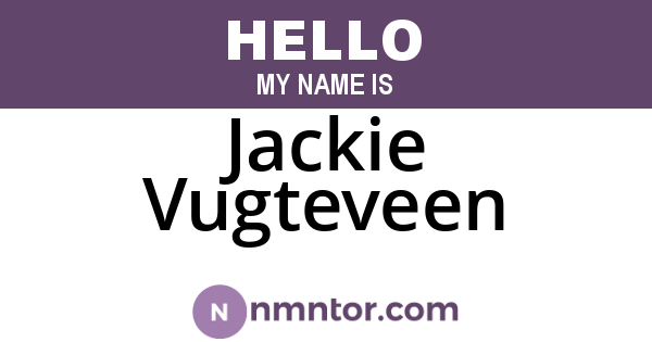 Jackie Vugteveen