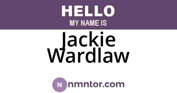 Jackie Wardlaw