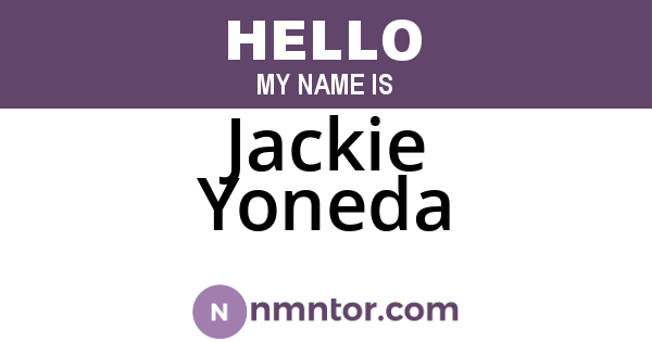 Jackie Yoneda
