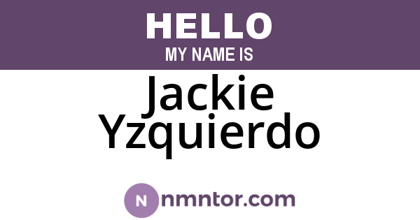 Jackie Yzquierdo